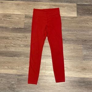 Athleta elation leggings - red, size S